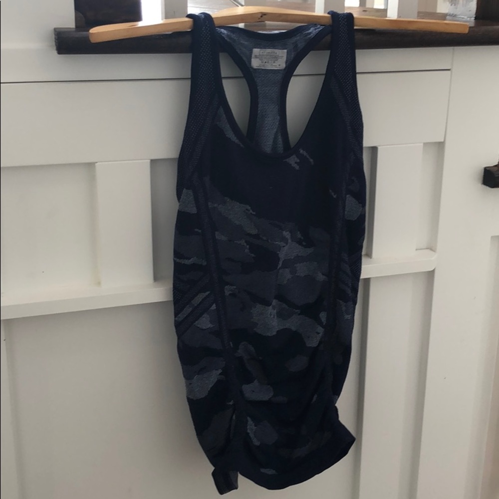 Athleta navy Camo tank top